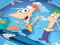 Snowboard üzerinde Phineas ve Ferb: Bulmacalar online oynamak için